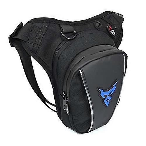 Men's Waterproof Motorcycle Leg Bag (Color: Blue)