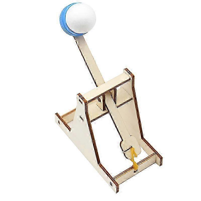 خشبية المنجنيق نموذج كيت DIY Trebuchet العلوم التربوية الجمعية بناء كتل اللعب