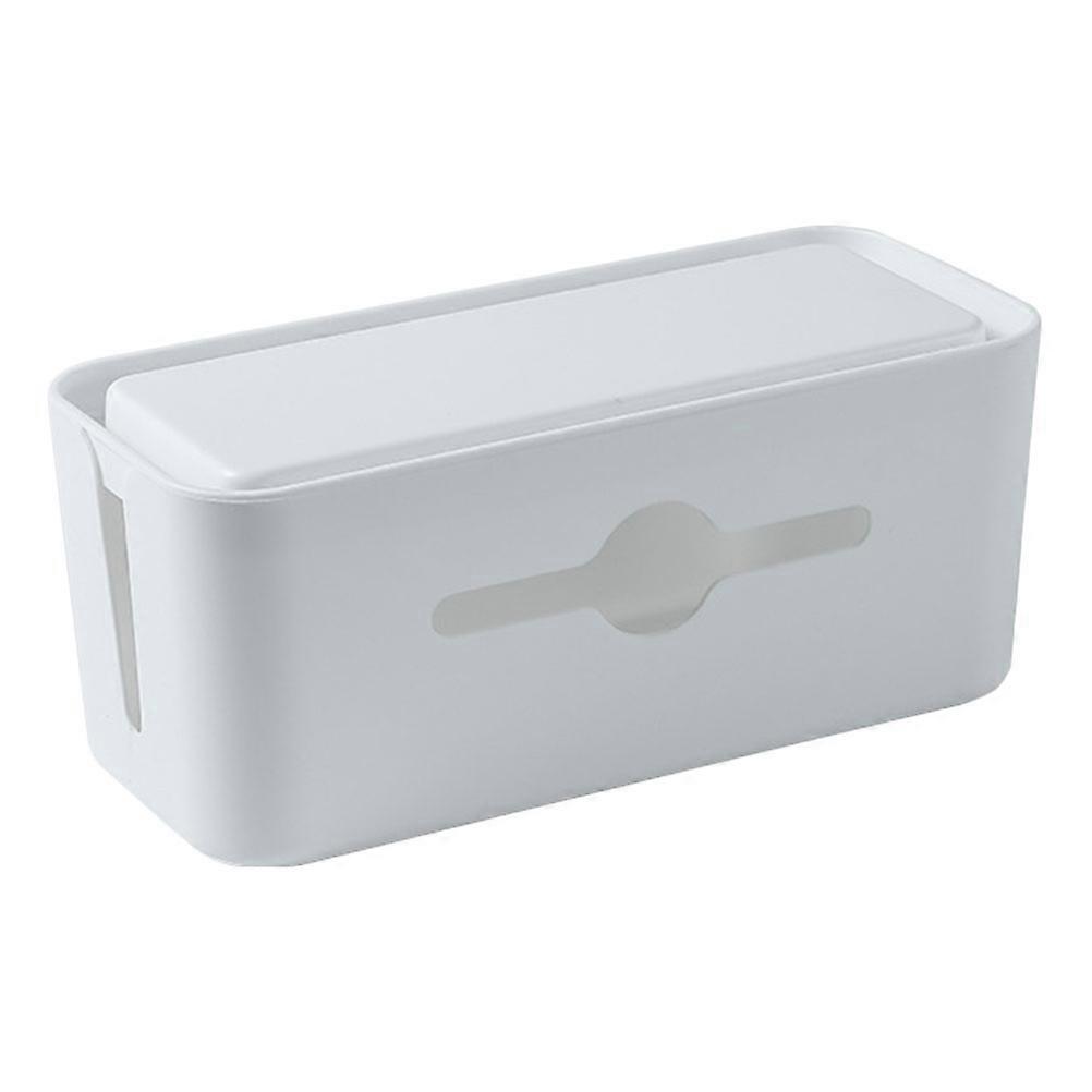 Cable Storage Box with Rounded Corners for Home ABS Material Strong and Durable 1pc