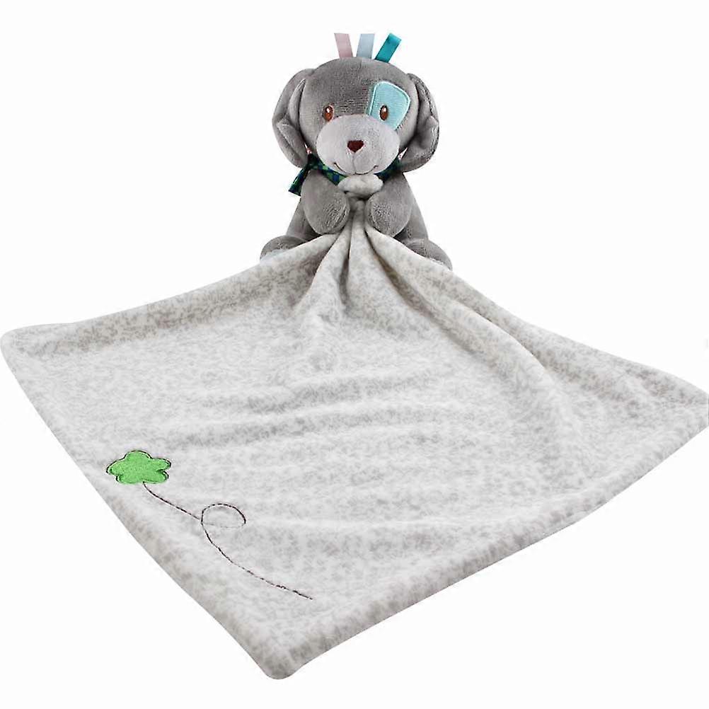 Grey Baby Toy with Cotton Bib for Newborns to Train Cognitive Skills and Easy Washing