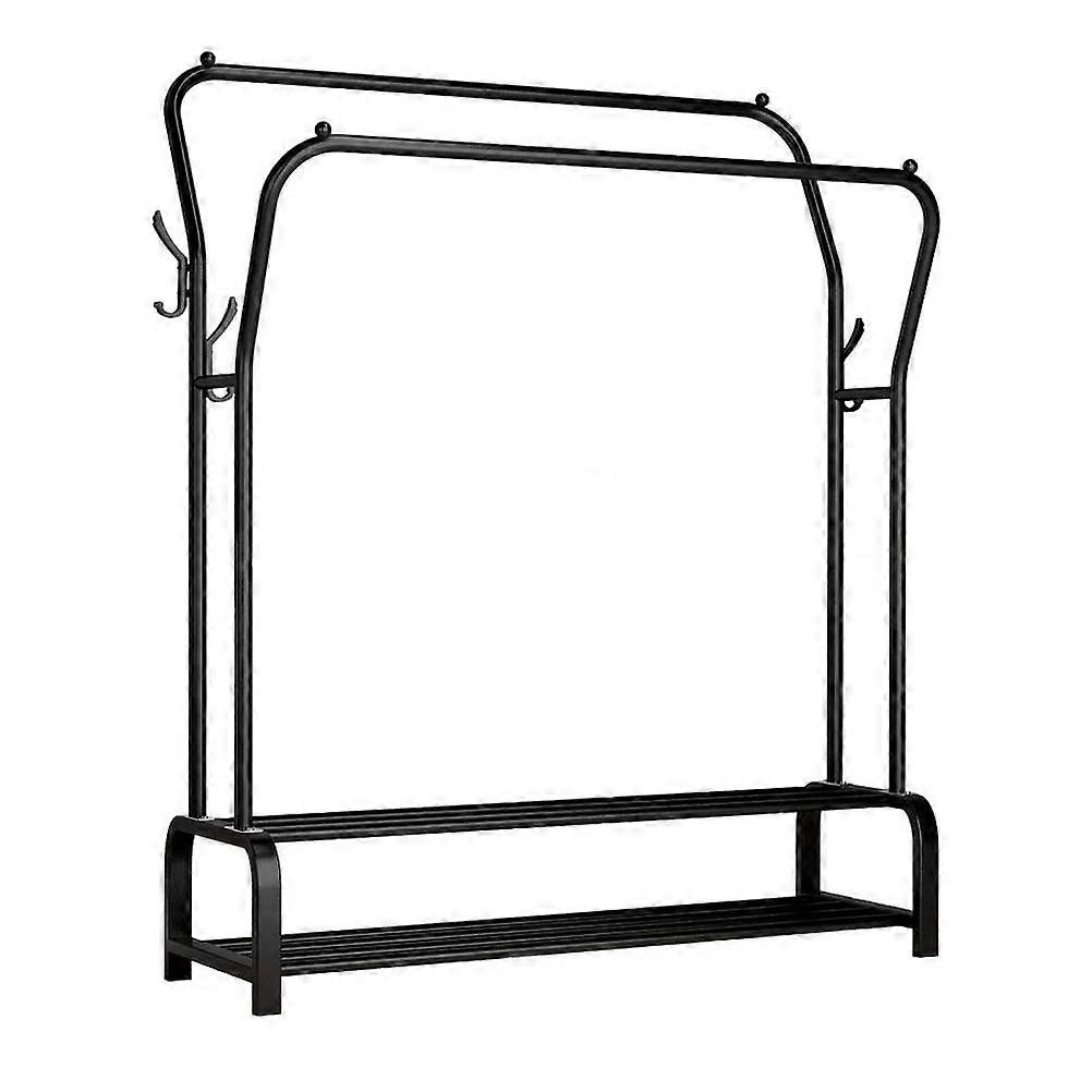 Garment Hanger Stand Modern Style For Balcony Drying Easy To Assemble 1Set