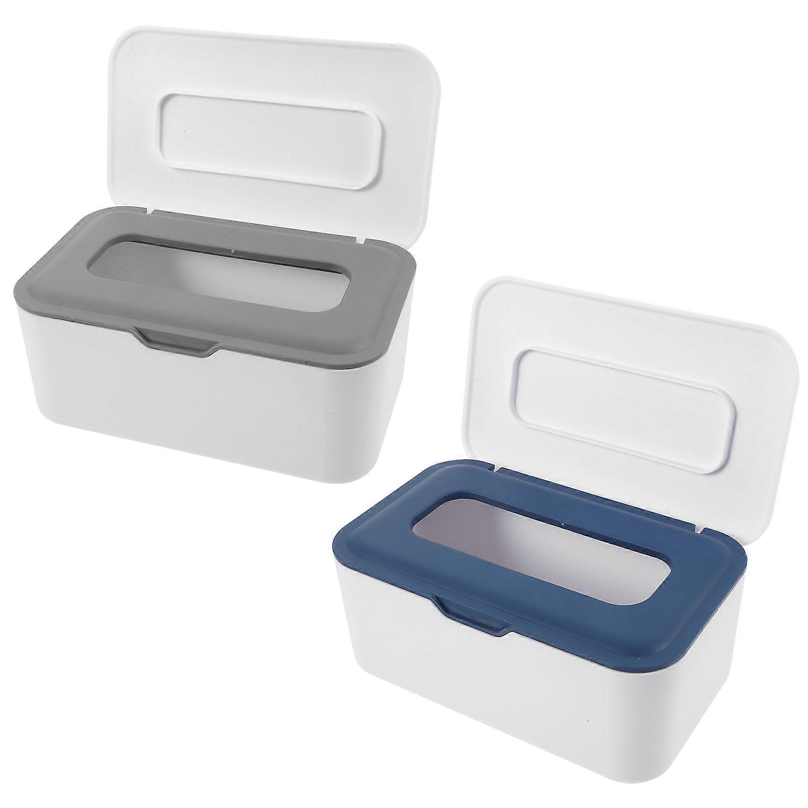 Portable Wipes Box with Cover – Compact Handheld Tissue Dispenser for Travel, Cribs, Strollers, and Dining Chairs – Reusable & Easy to Clean Design