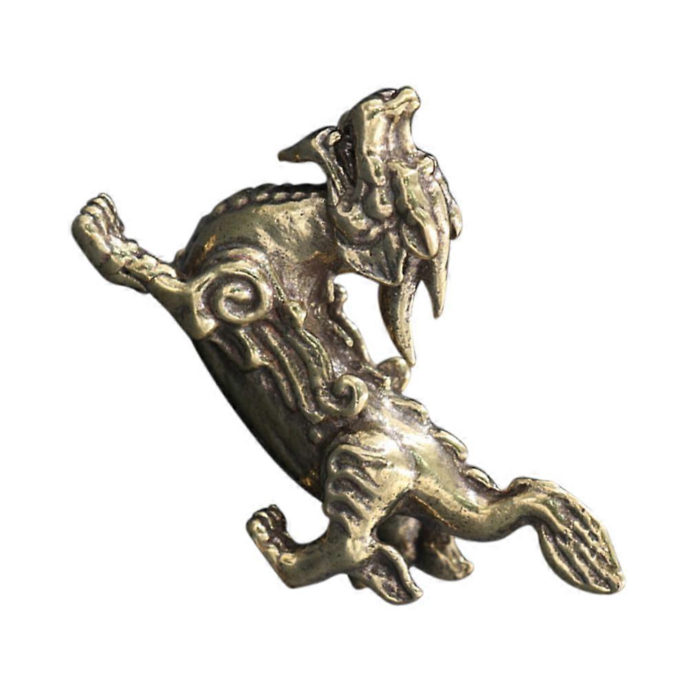 Desktop Pixiu Brassware Decoration for Wealth Symbol 1Pcs
