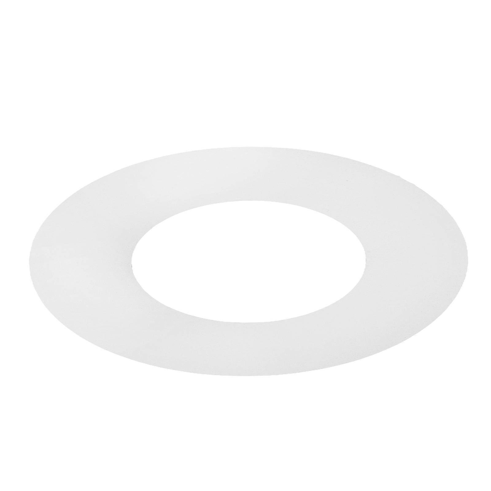 White Trim Ring for Home Use and Easy to Install Lamp Shade Accessory 4.0 Inches