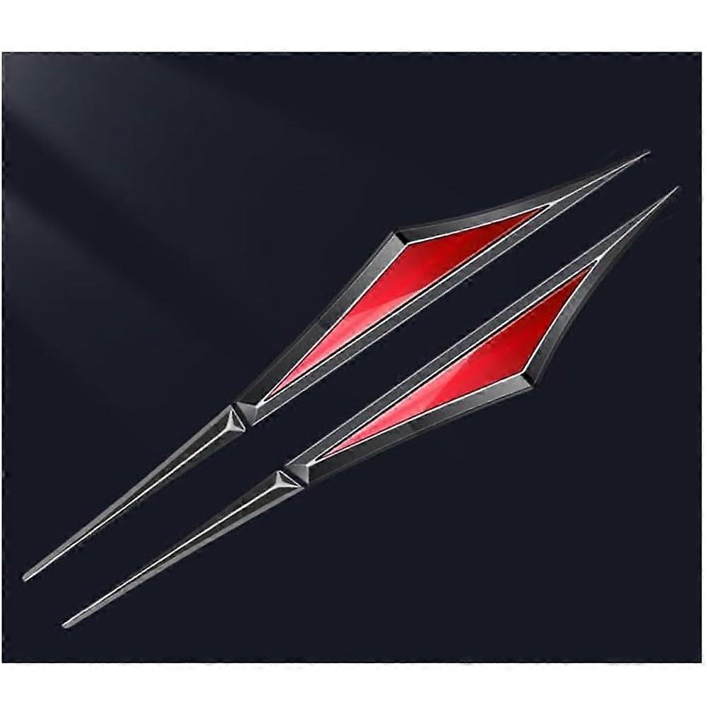 Car Emblem Stickers For Lexus CT ES GS GS250 GS350 GS450H GS200T GX ABS SelfAdhesive Badge Decals Black Red Dual Color