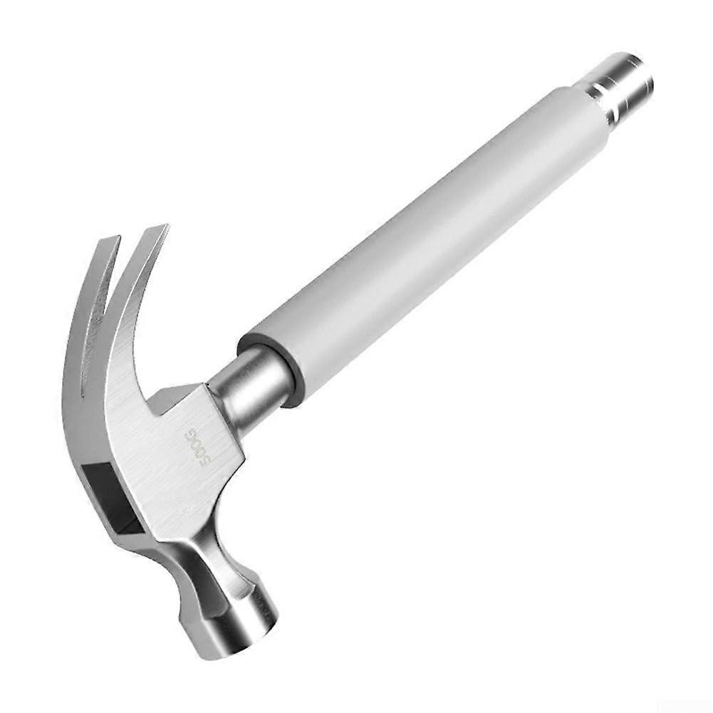 Multifunctional claw hammer, a reliable companion for maintenance professionals in air conditioning work (silver, 14 mm)