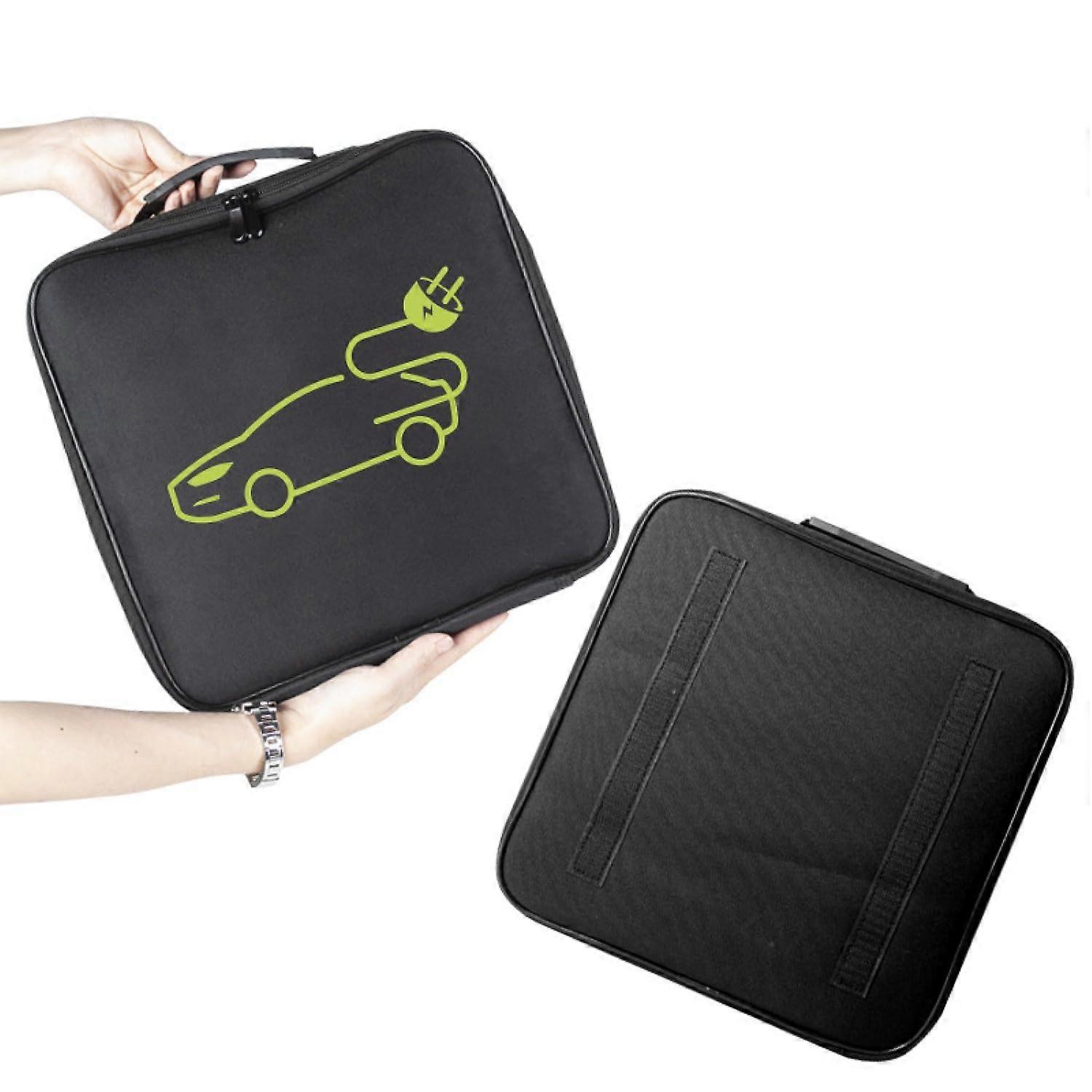 EV Charging Cable Bag - Portable Storage Organizer for Electric Vehicle Cables, Waterproof Material, Compatible with All EV Models