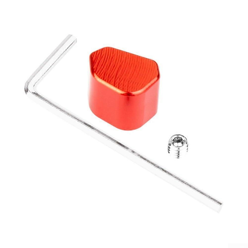 CNC Switch Button Turn Signal Switch Key Cap for Honda, For Suzuki, Compatible Replacement (red)