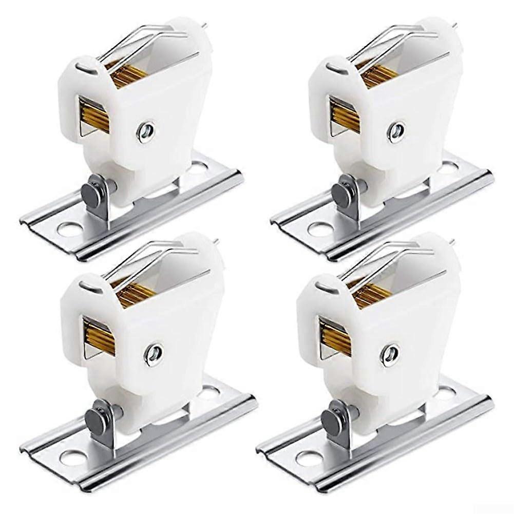 Metal Curtain Locks for Roll-Up Blinds, 4-Piece Set for Secure Window Treatment, Durable and Reliable Design