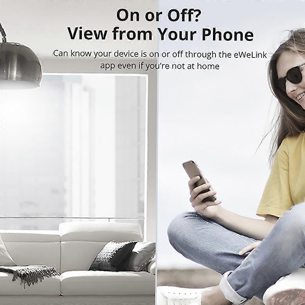 SONOFF MINIR2 Smart WiFi Switch - Voice Control, Timer, Alexa Compatible, DIY Home Automation