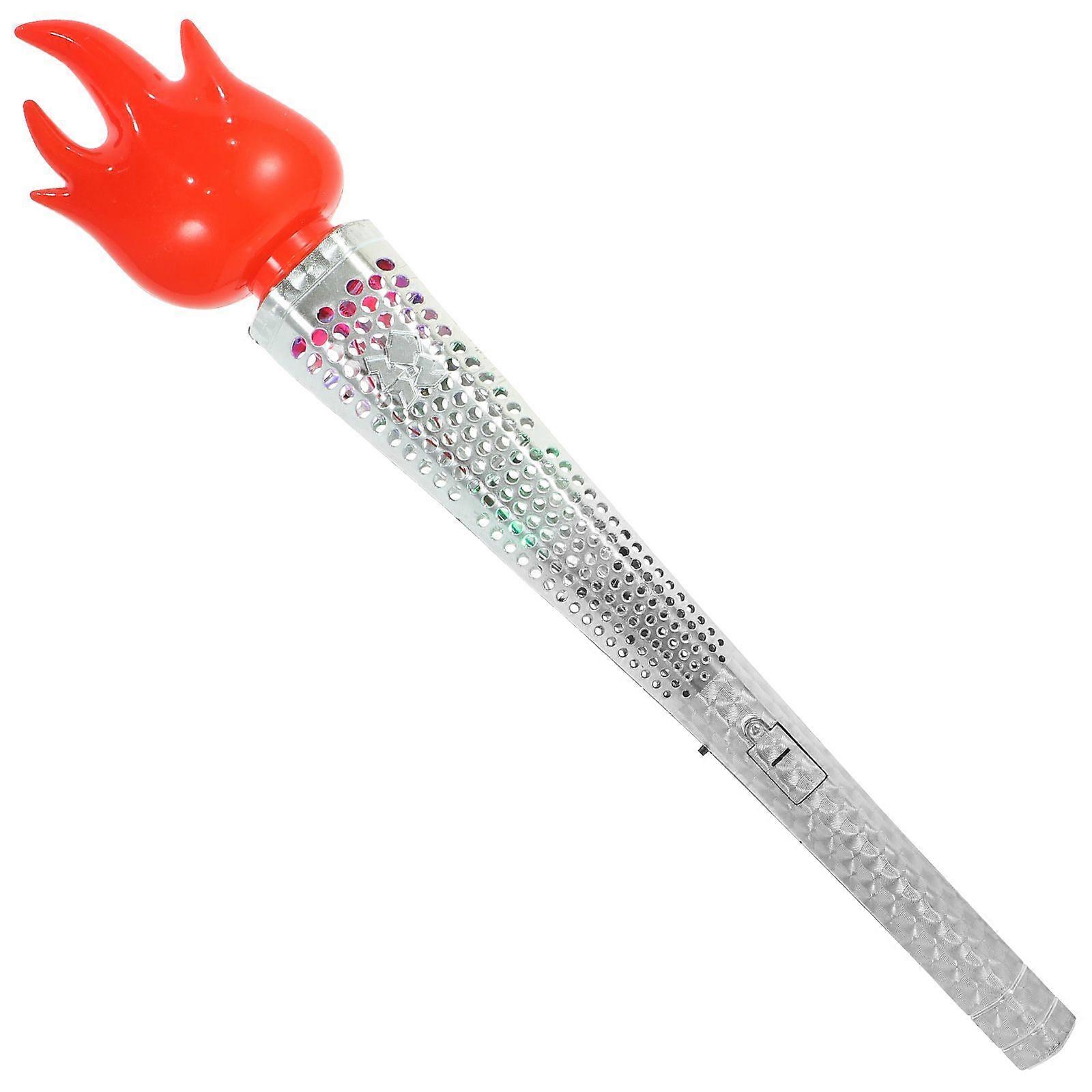 Plastic Torch Toy Performance Torch Plaything Torch Toy Flame Ornaments Party Favor