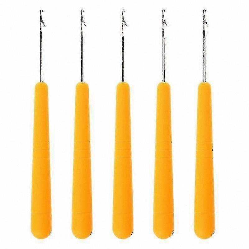 5-Pack Crochet Hooks for Rug Making, Knitting, and DIY Crafting Projects