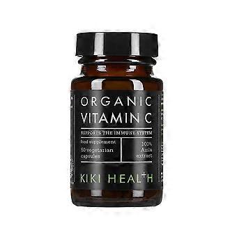 KIKI Health Organic Vitamin C 50 Vegicaps - 4 Pack