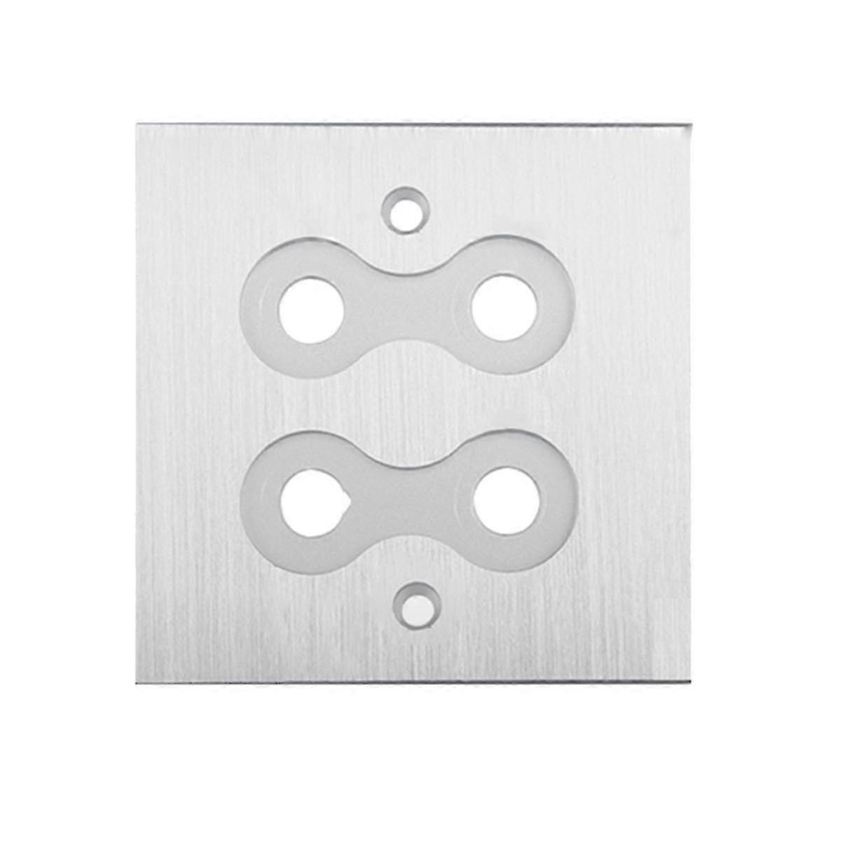 Connector Banana Wall Plate Banana Plug Binding Post Wall Plate for Speakers Home Theater(Single Wall Plate)