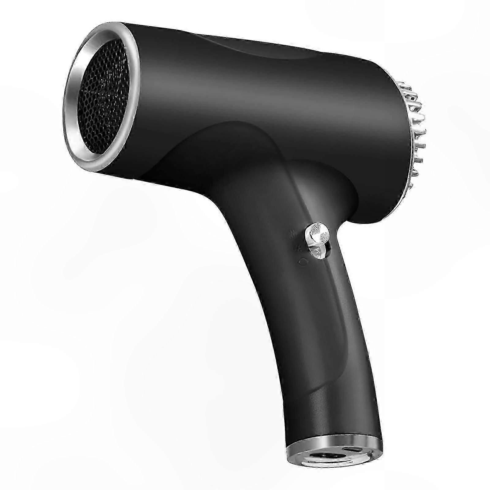 Portable High-Power Hair Dryer with Wireless Charging and Negative Ion Technology for Quick Drying at Home or Salon