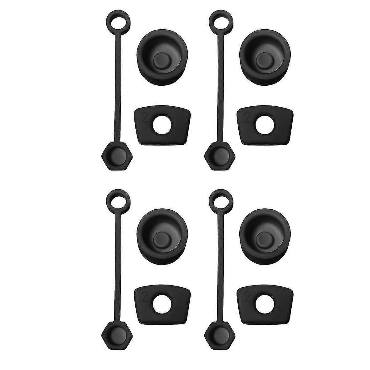 4 Set Spill Stopper for 2.0, Silicone Leak Proof Kit with Straw Cover Cap,Square Leak Stopper, Round Stopper