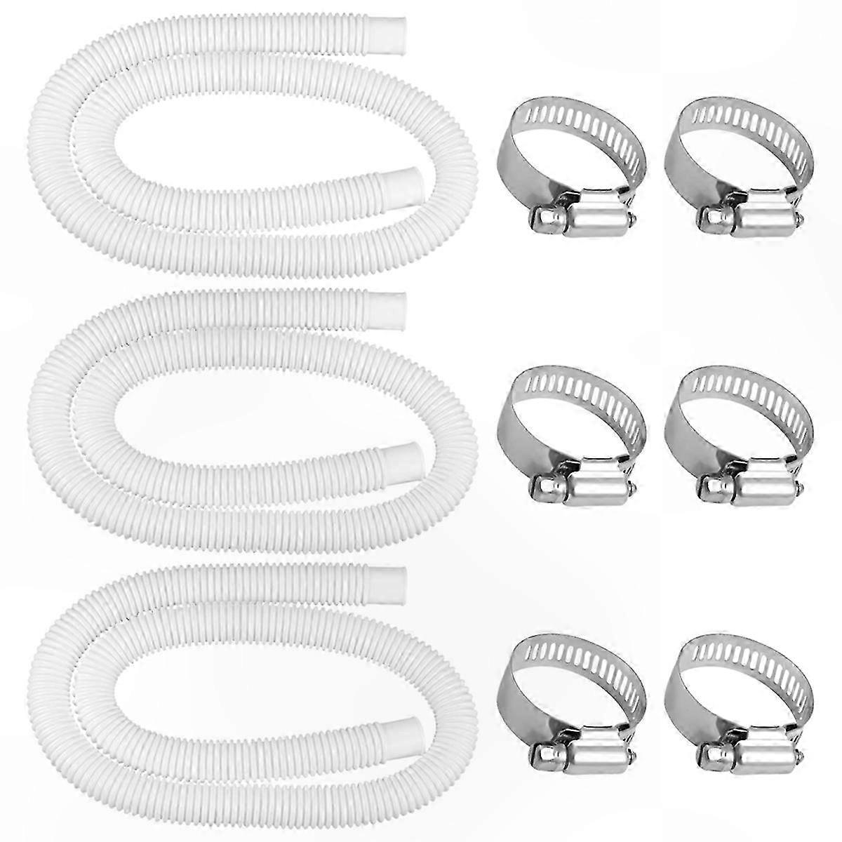 Replacement Pool Pump Hose 1.5M for Filter Systems - Fits Intex-Compatible Pools
