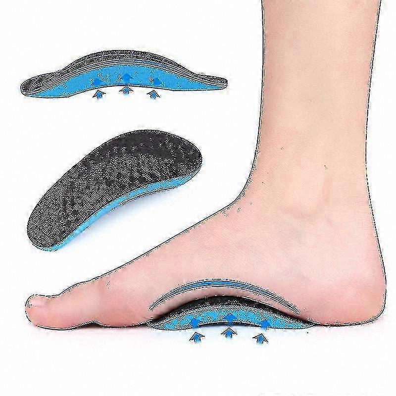Supportive Insoles for Flat Feet with Arch Cushioning