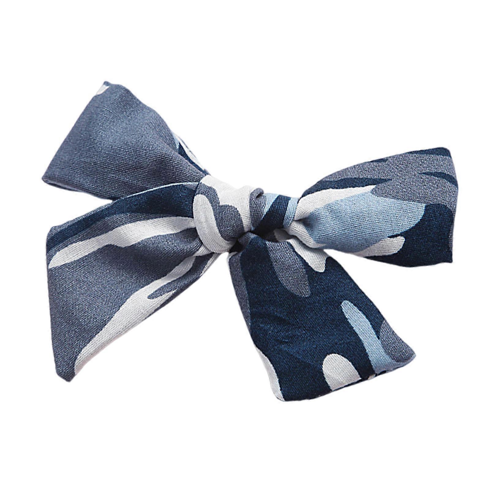 Patterned Hair Accessories For Kids Soft Fabric Slip Resistant Design Perfect For School Gatherings And Daily Use Multicolor