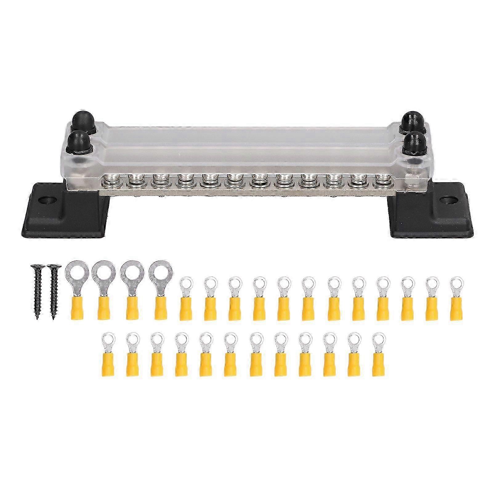 Power distribution block 150A 48V with 24 terminal bus bar 2025