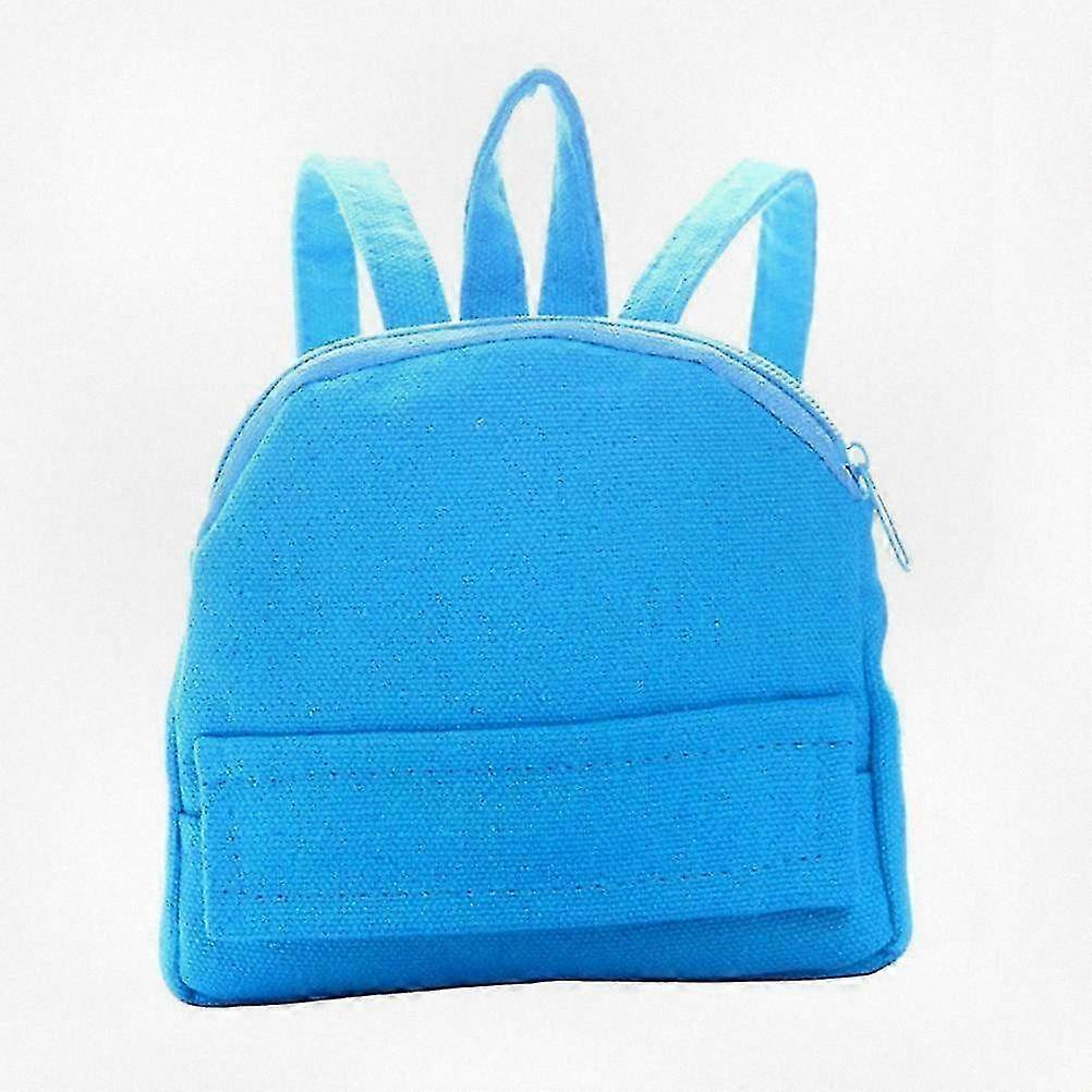 Decorative Mini Backpack for Dolls - Tiny Model Bag Carrier for Collectibles and Toys