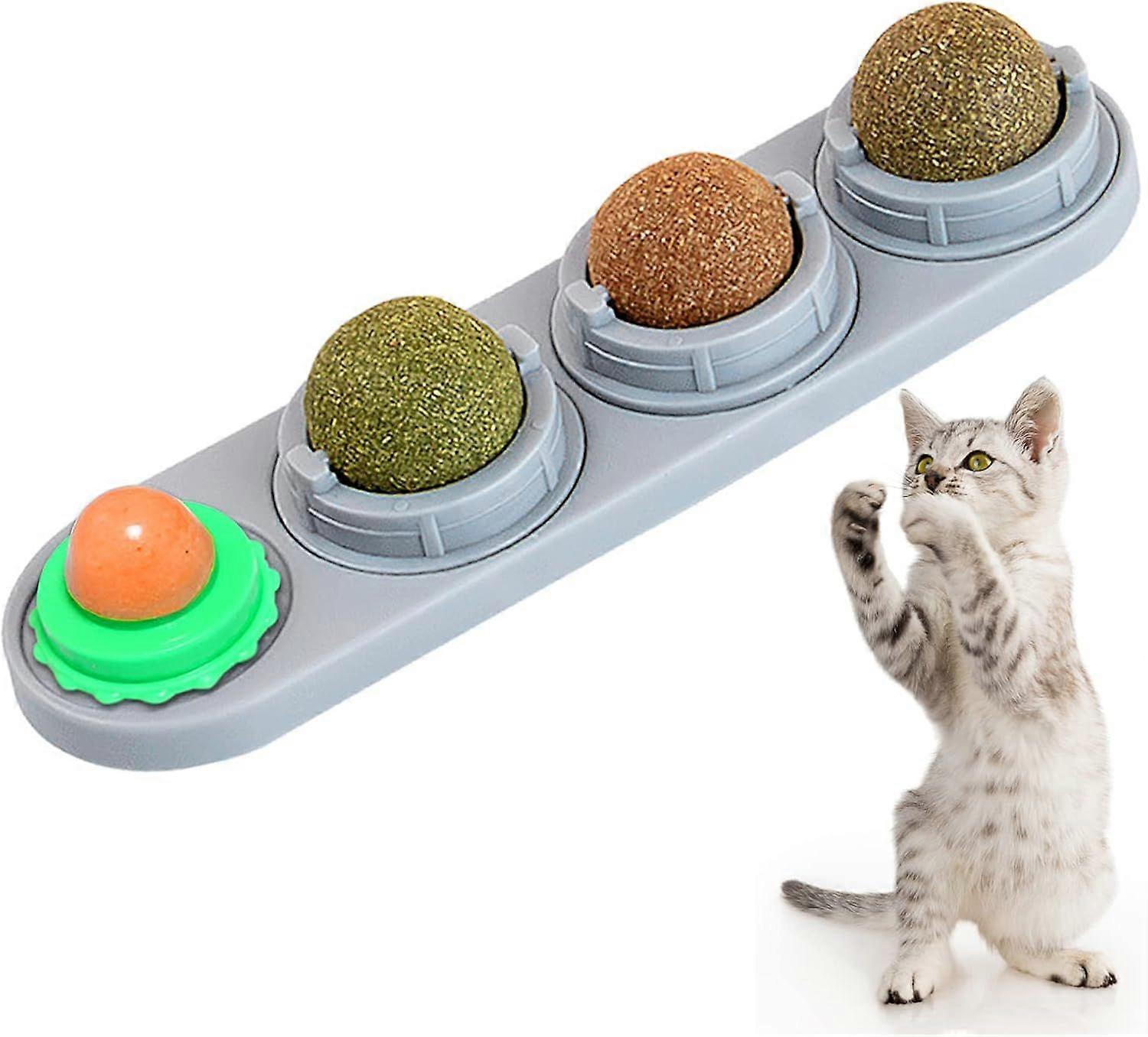 Catnip Ball for Cats Set. Catnip Balls for Cats. Edible Catnip Balls. 4 in 1
