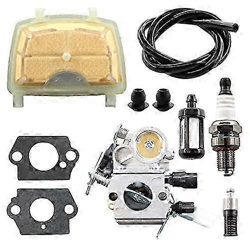 Replacement carburetor for MS201 MS211 chainsaw, includes repair kit and air filter