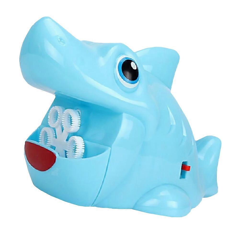 Cartoon Shark Bubble Maker Electric Fully Automatic Bubble Machine 1Set