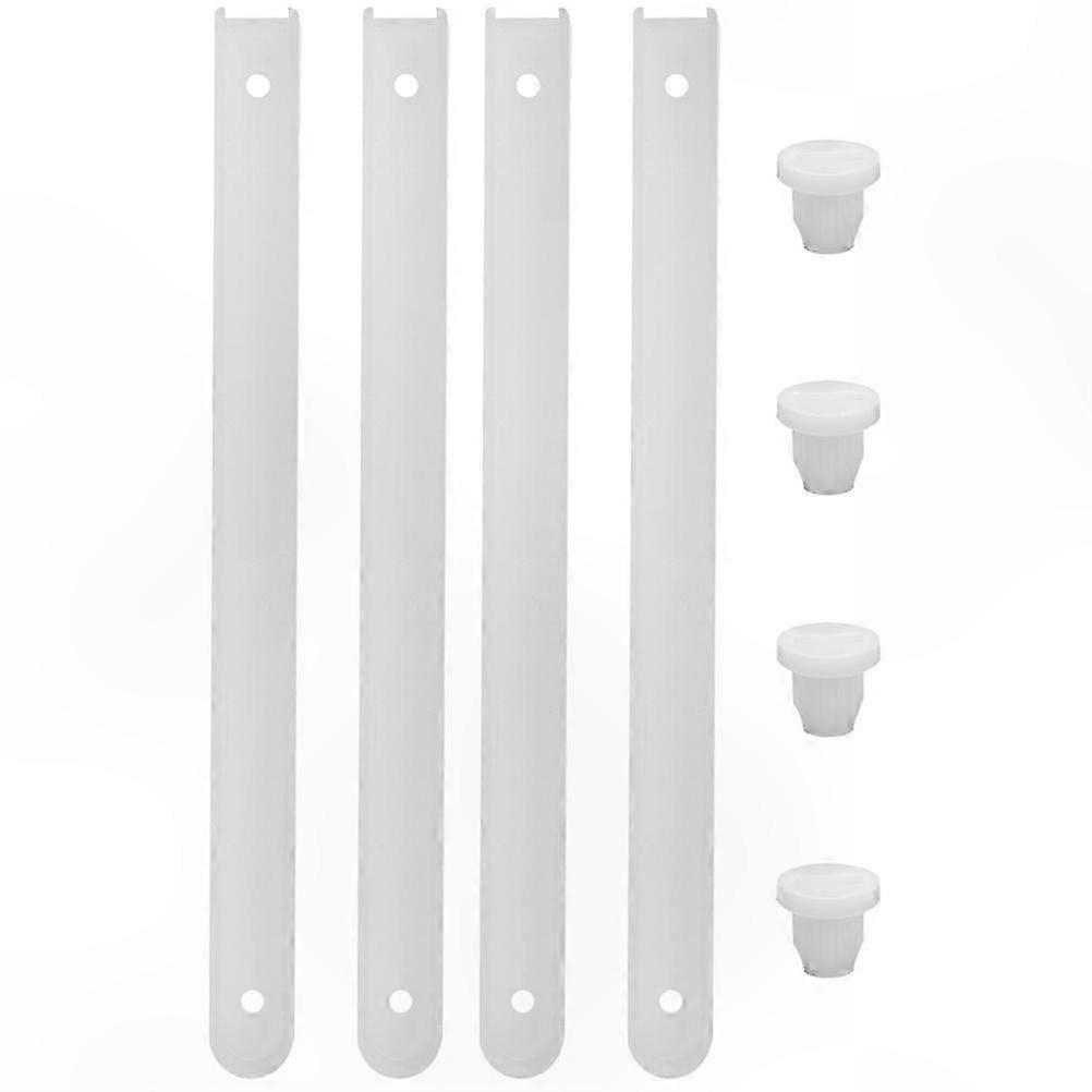 Heavy Duty Drawer Slides Set with Accessories for Cabinets and Cupboards Track Guides 4 Pieces