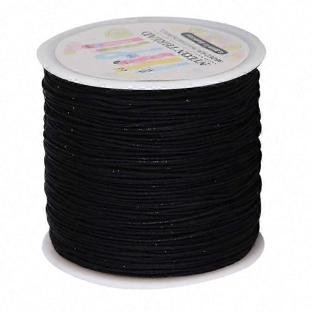 90 M / Roll Nylon Thread, Braided Cord for Crafts, Sewing, and Decorative Use