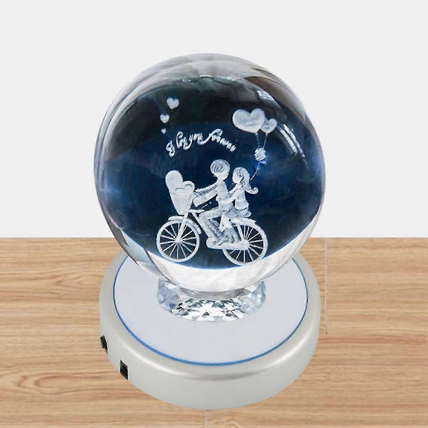 2025 أحدث طراز ملون LED ضوء كريستال عرض قاعدة الوقوف # 4