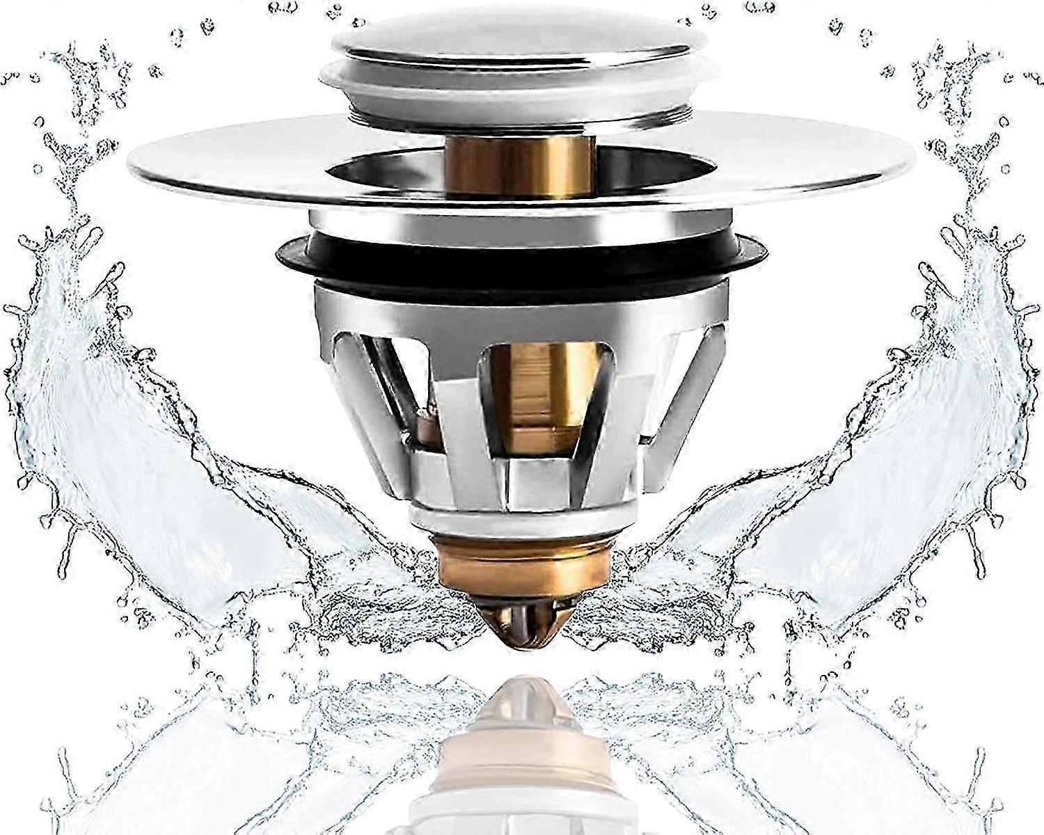 Sink drain fitting drain plug, universal