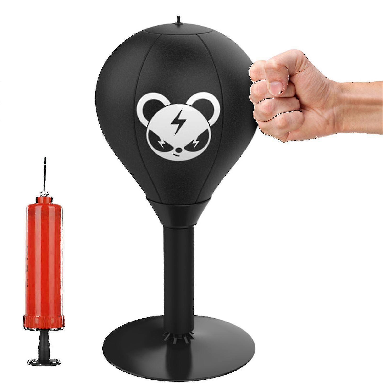 Desktop Punching Bag for Stress Relief with Strong Suction Cups, Durable and Portable