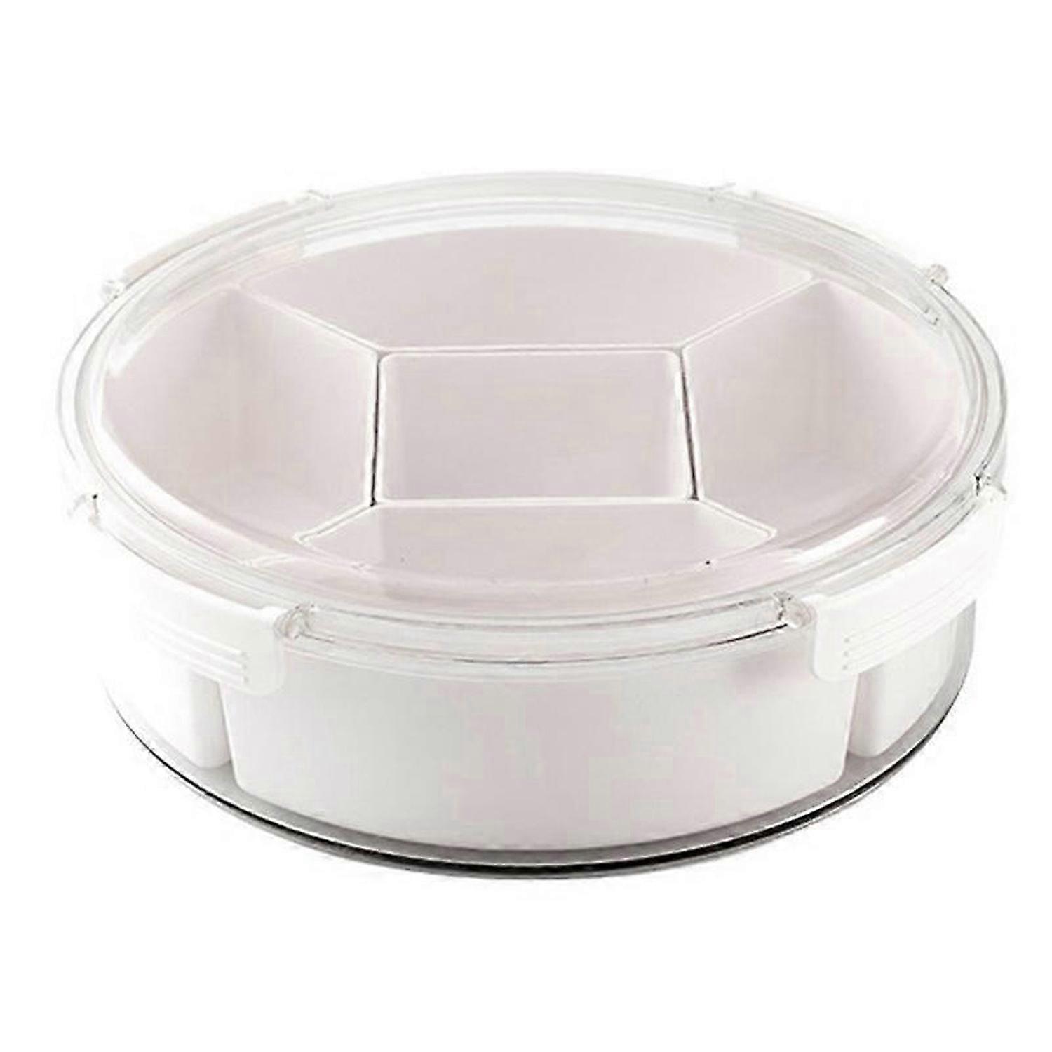 Multigrid Candy Tray with Lid Divided-Grid Dried Fruit Storage Box B