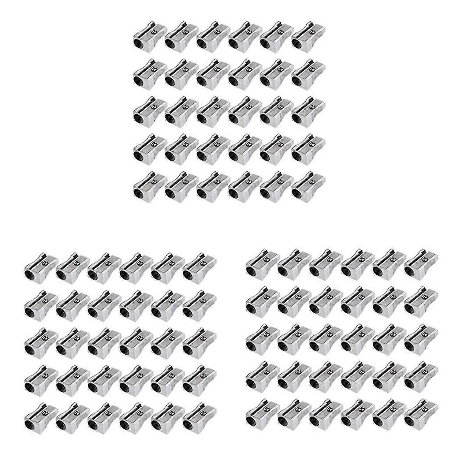 48 Pack Metalowe mini temperówki Srebrna ostrzałka z pojedynczym otworem