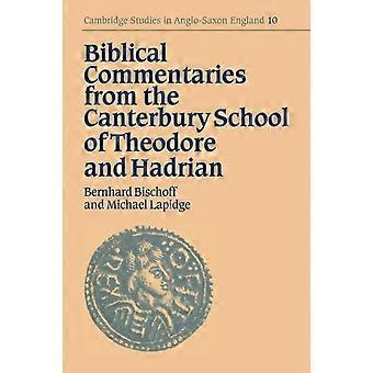 Biblical Commentaries From The Canterbury School Of Theodore And Hadrian - Cambridge University Press - Paperback - en Book