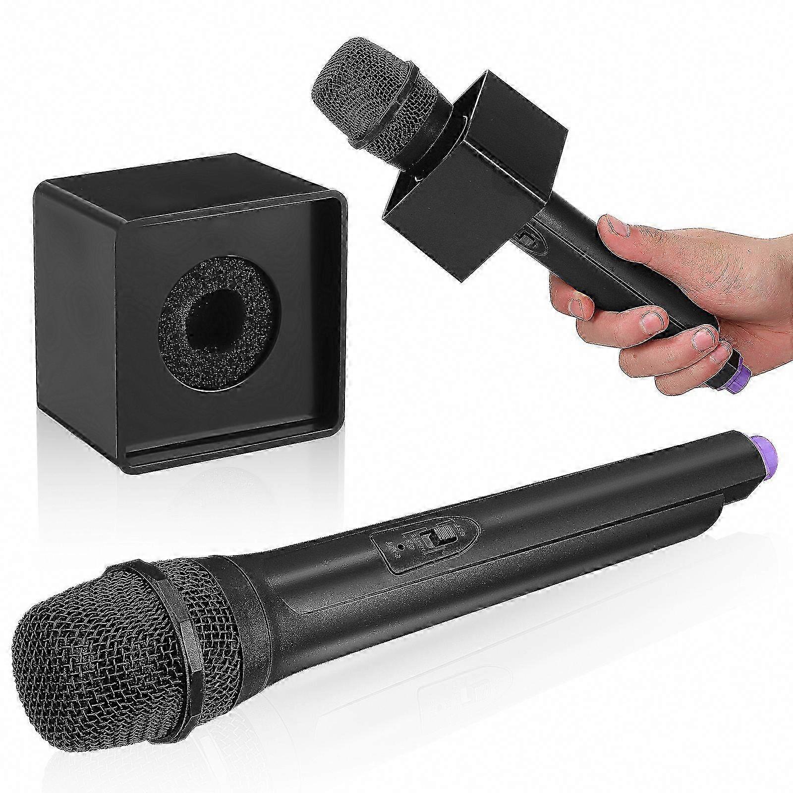 Kids Karaoke Microphone Toy with Stand for Party Pretend Play Stage Performance