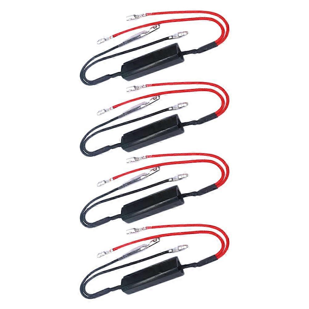 Motorcycle Resistance Power Resistor for Turn Signal Load 4Pcs