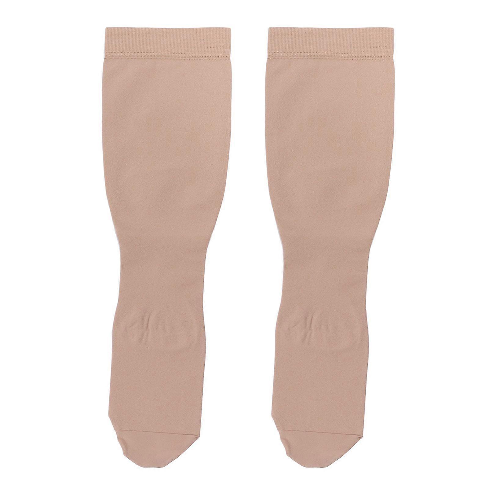 Women Under Knee Socks Elastic Comfortable Middle Calf Socking Warm Knee Boot Socks