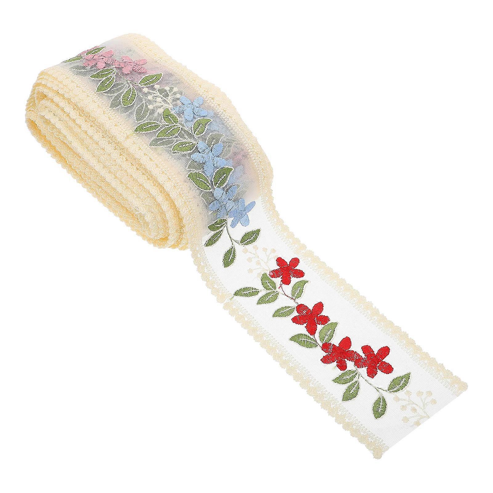 Embroidered Lace Ribbon Decorative Lace Ribbon for Sewing 1Pcs Multi Color