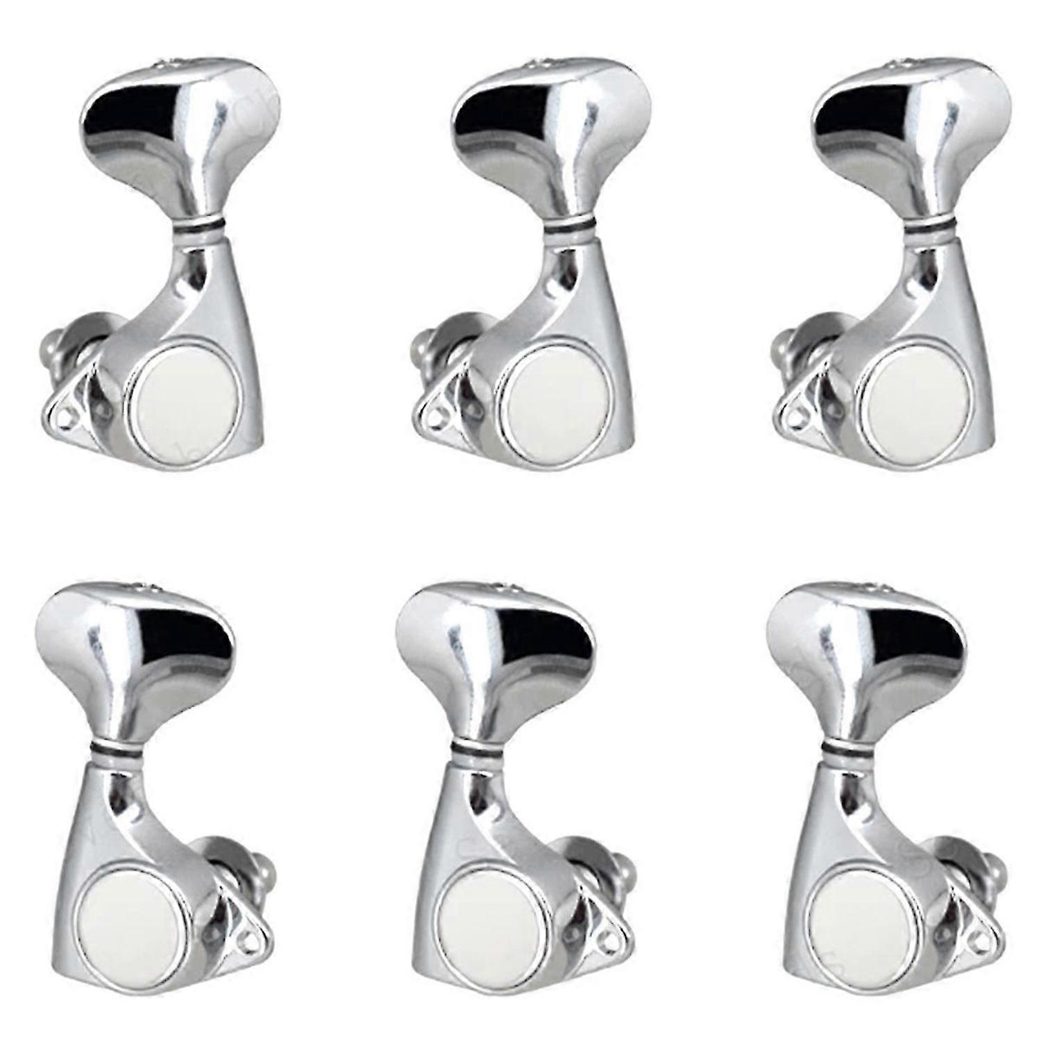 6PCS Electric Guitar Alignment Tuner, Fully Enclosed, Large Handle, String Knob, Upwind Stringer 3L+