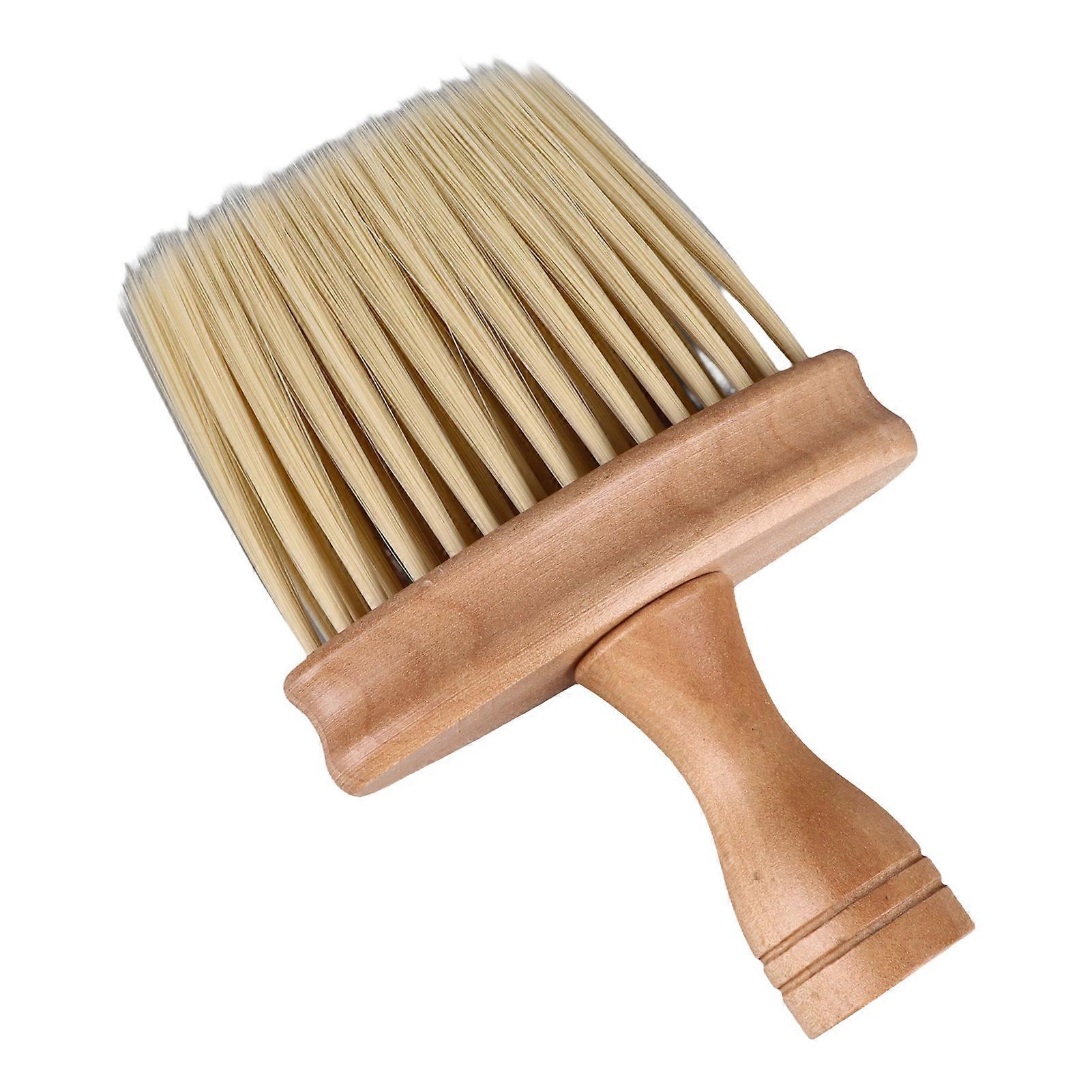 Instrument Dusting Brush Solid Wood Nylon for Guitar Piano Drum