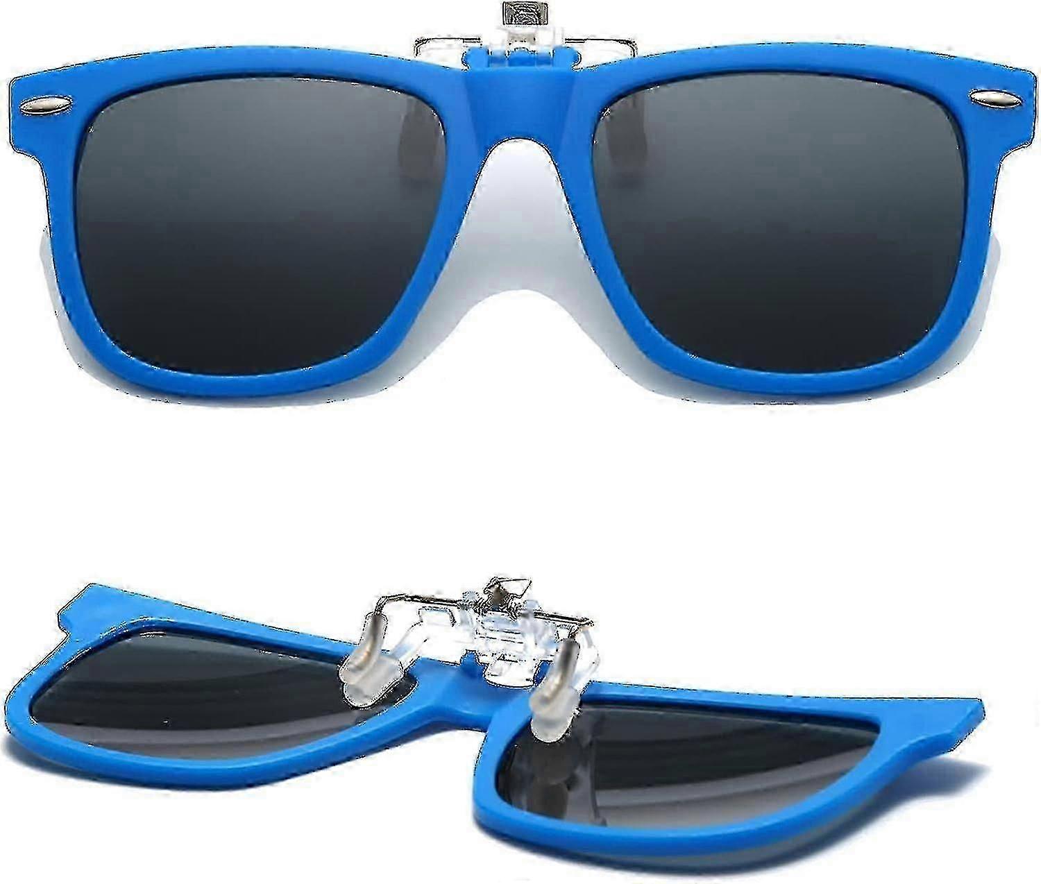 Lunettes de soleil à clipser pour enfants, polarisées, pour enfants, junior, sur lunettes de vue, protection UV, rabattables, pour garçons et filles