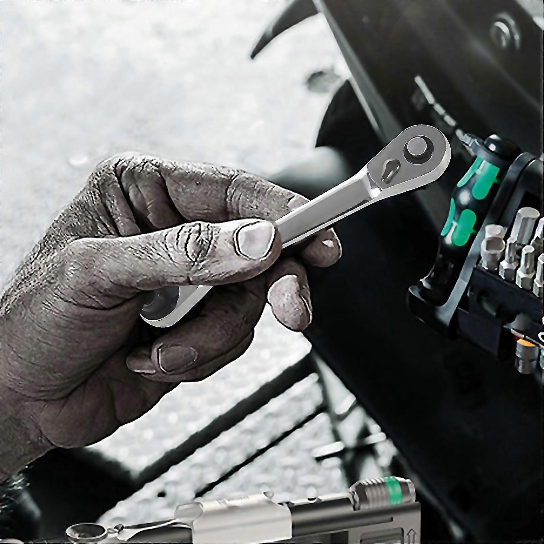 For Mini Double Head Fast Ratchet Wrench Ratchet Wrench Bit Fast Socket Wrench Screwdriver Screwdriv