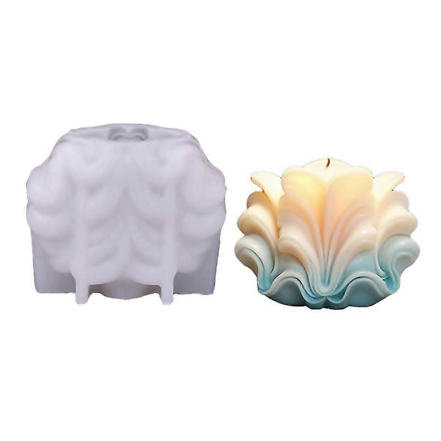 For 3d Shell Shaped Candle Silicone Mold Shell Cake Chocolate Moldb
