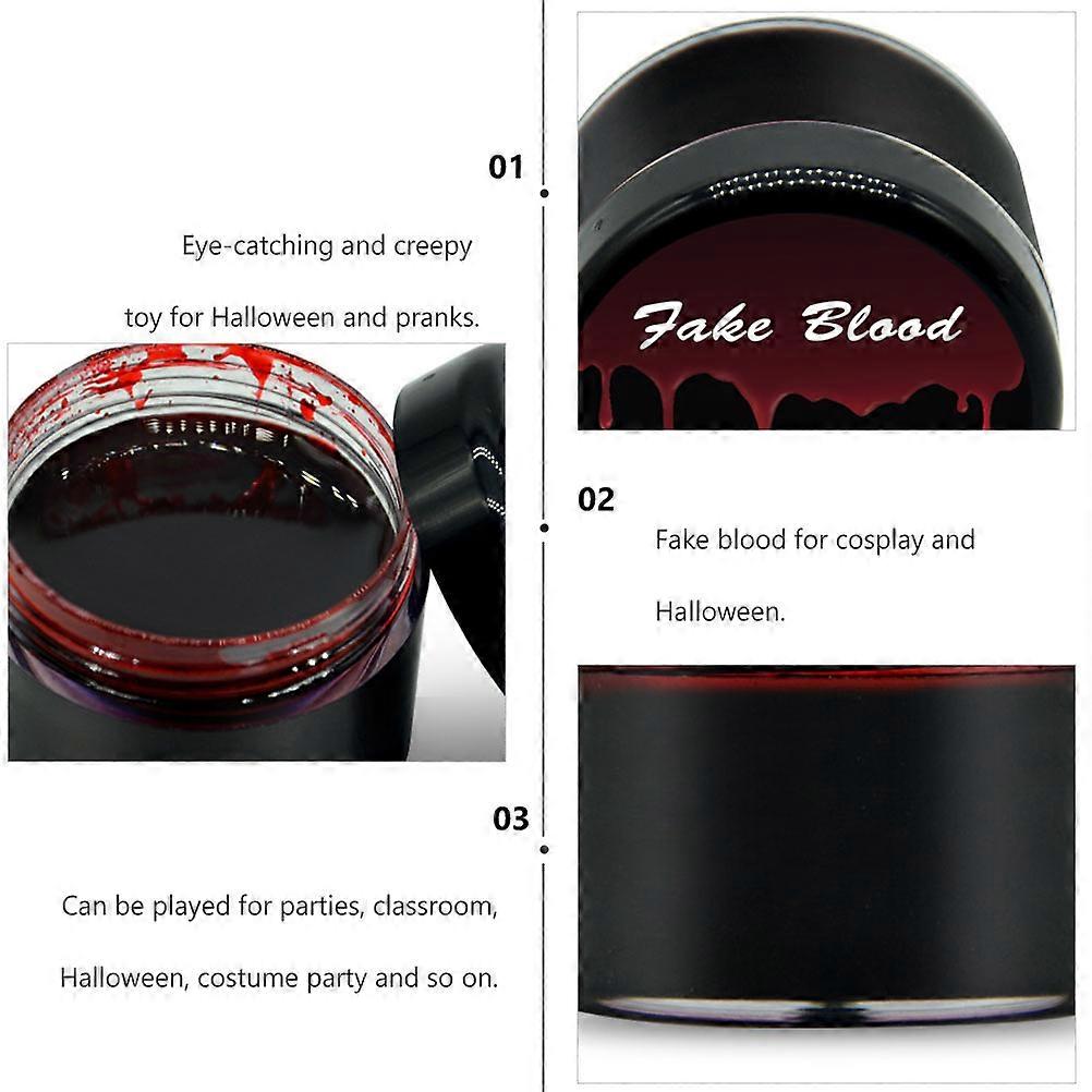 Fake Blood Playing Prop For Parties And Costume Party 3.75*2.6cm Creepy Red 1 Box
