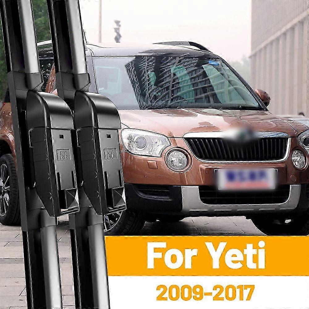 For Skoda Yeti Front Wiper Blades 2009-2017 2010 2011 2012 2013 2014 2015 2016 Windscreen Windshield Window Accessories 24"+19"