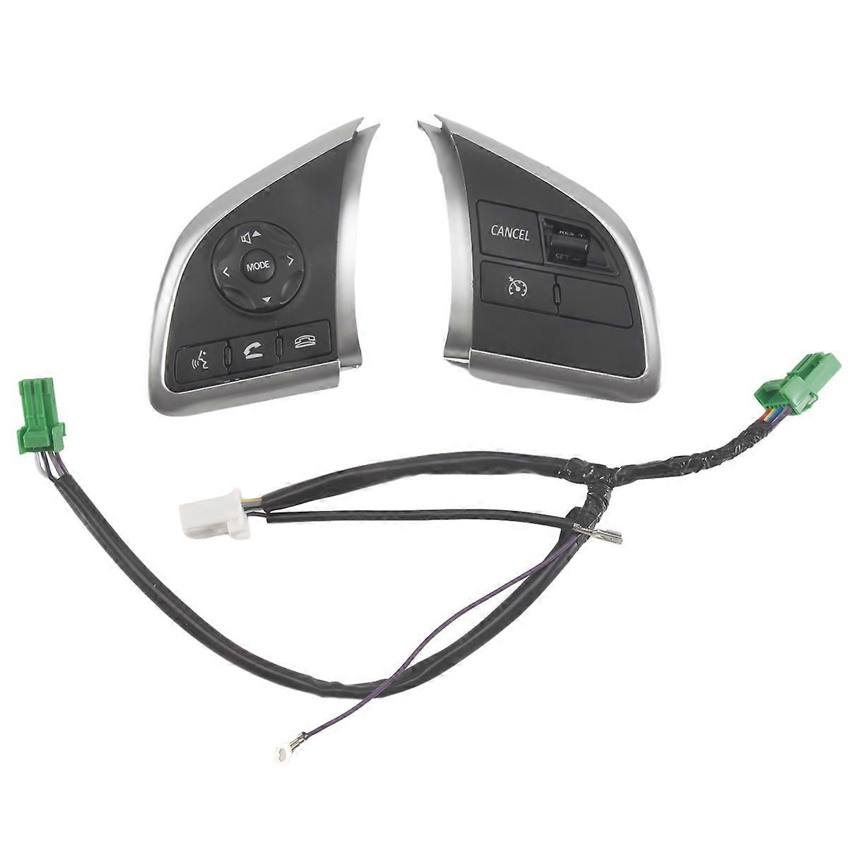 Black Steering Wheel Button Cruise Control Switch For