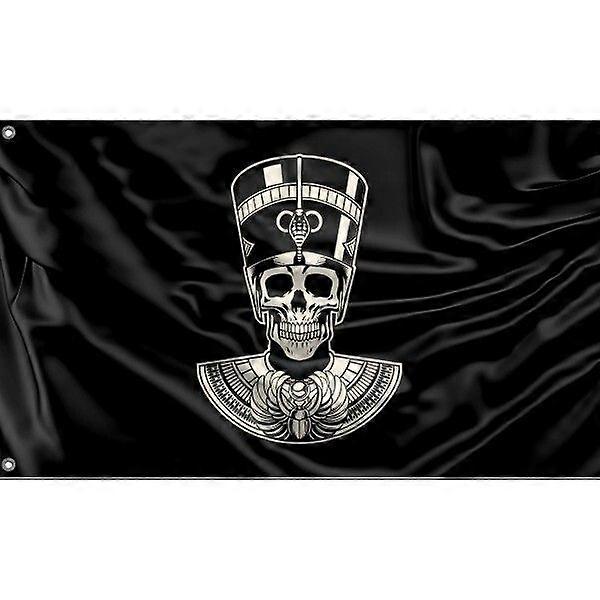 Drapeau Crâne Reine Egyptien FG889