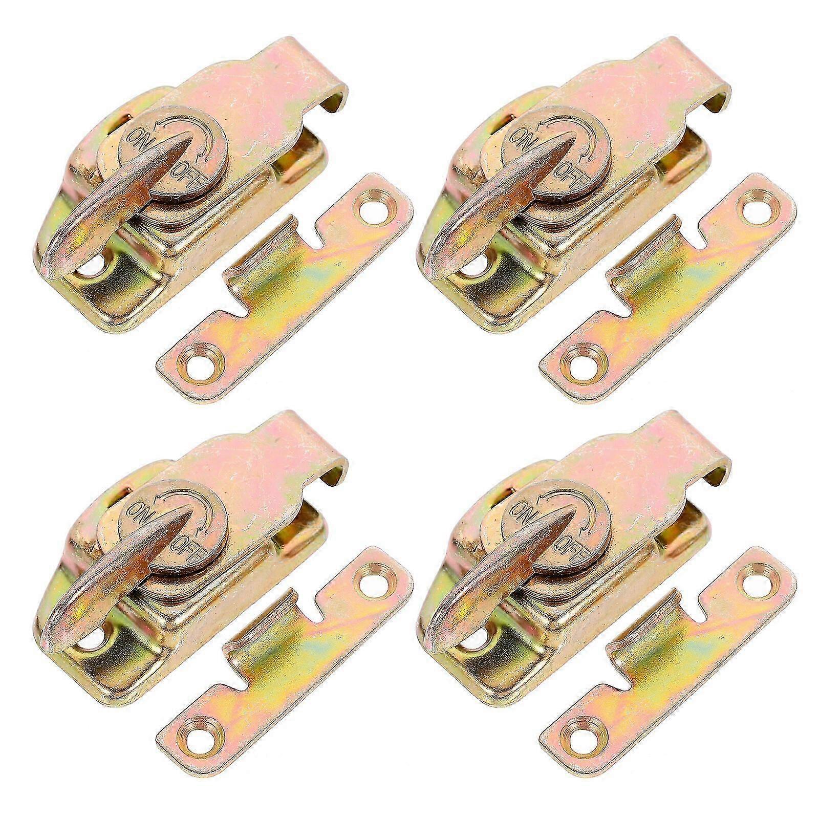 4pcs Table Buckles Iron Table Locks Dining Table Connector Door Cabinet Buckle